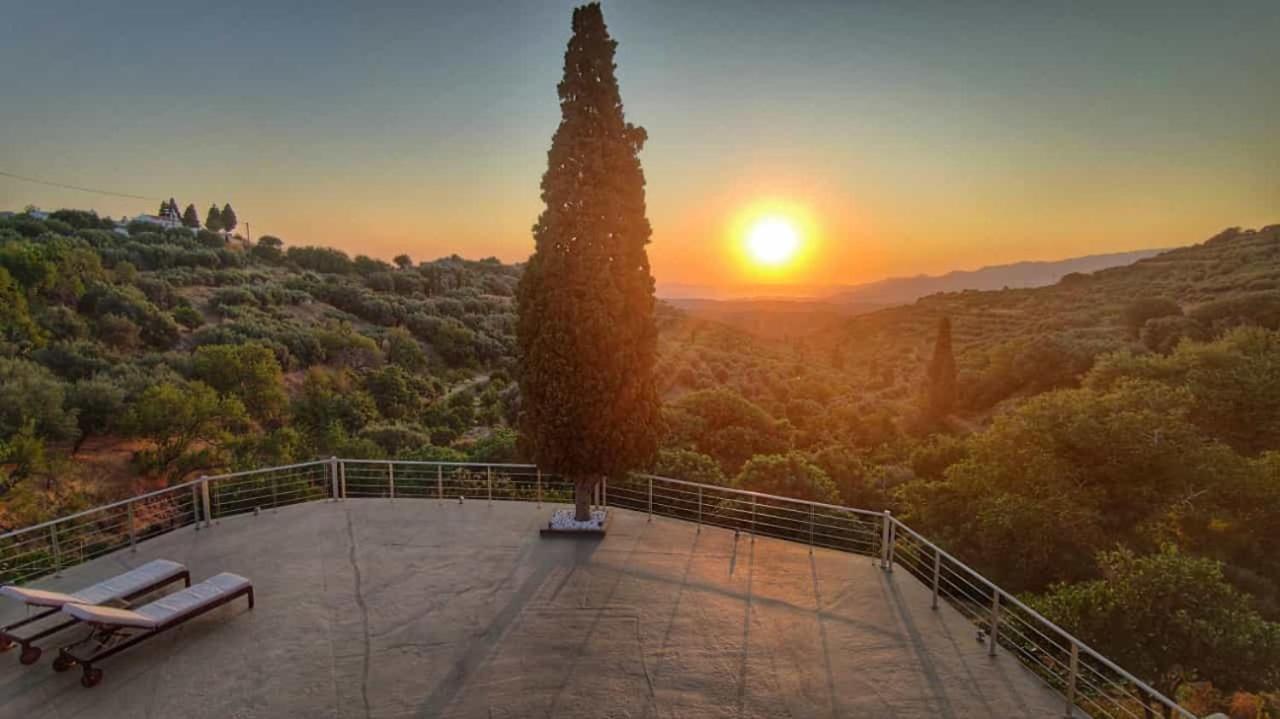 Villa Irini - Cretan Luxury Villa With Amazing View Paraspori  Zewnętrze zdjęcie