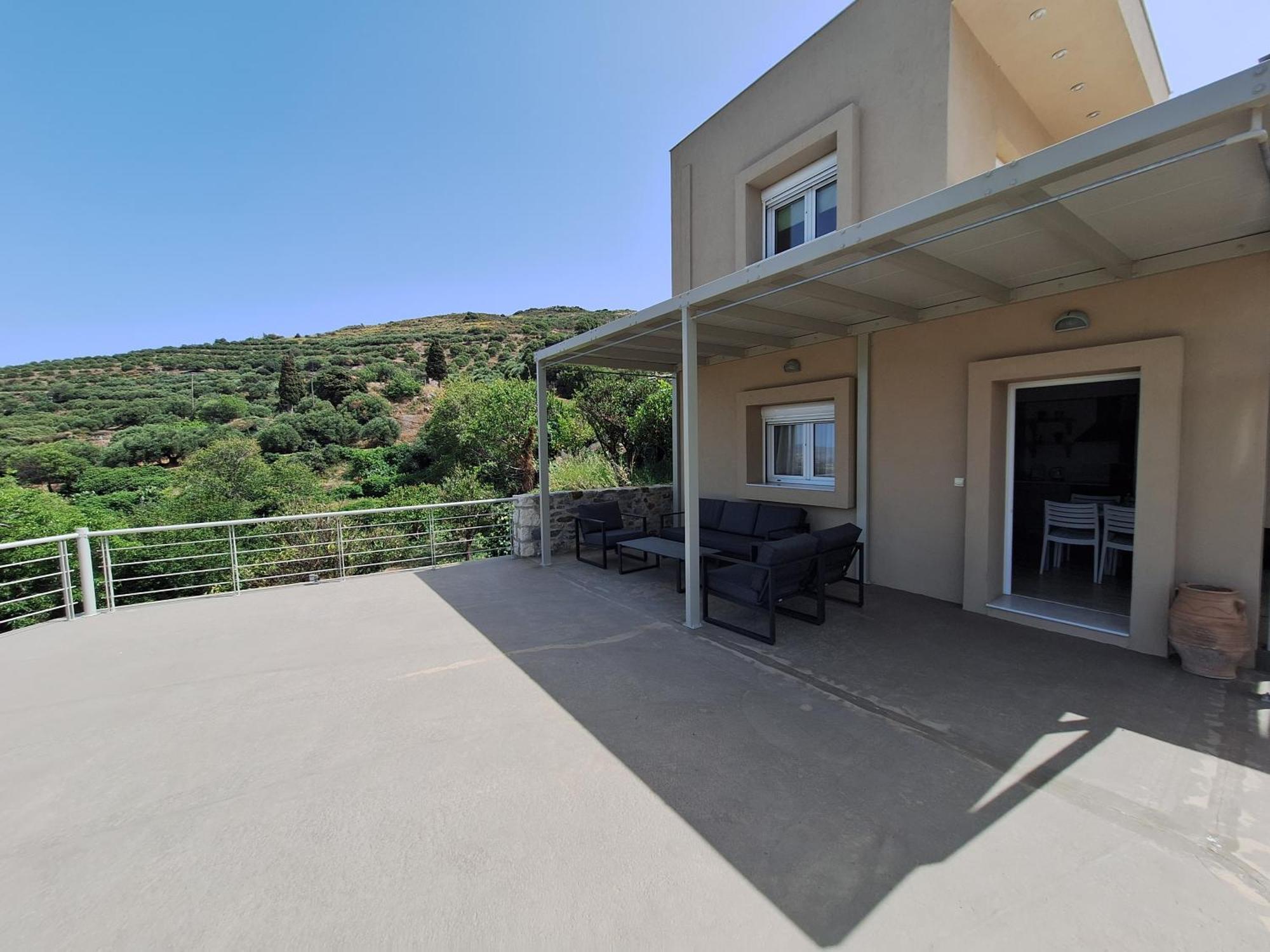 Villa Irini - Cretan Luxury Villa With Amazing View Paraspori  Zewnętrze zdjęcie