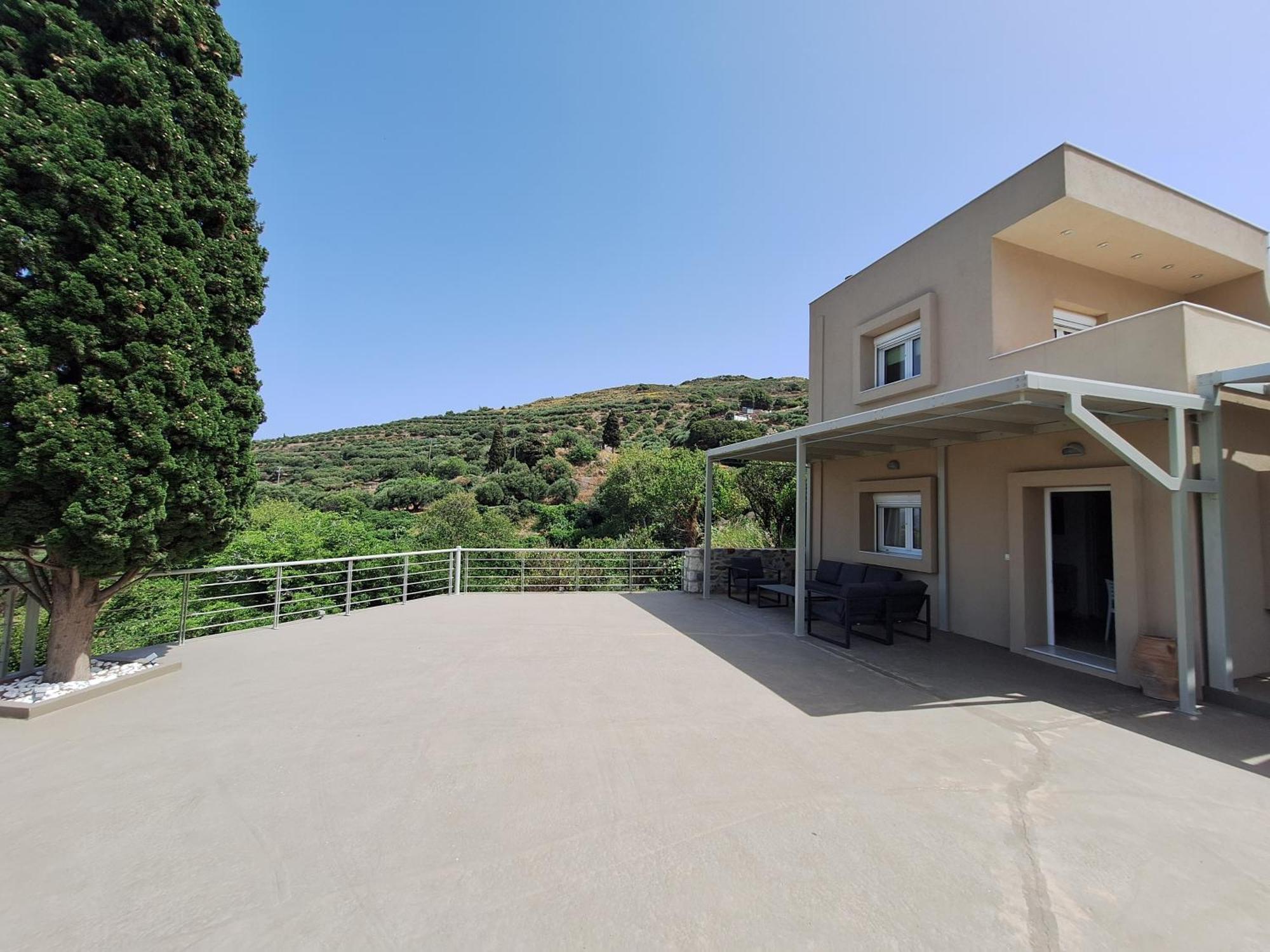 Villa Irini - Cretan Luxury Villa With Amazing View Paraspori  Zewnętrze zdjęcie