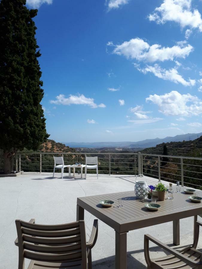 Villa Irini - Cretan Luxury Villa With Amazing View Paraspori  Zewnętrze zdjęcie