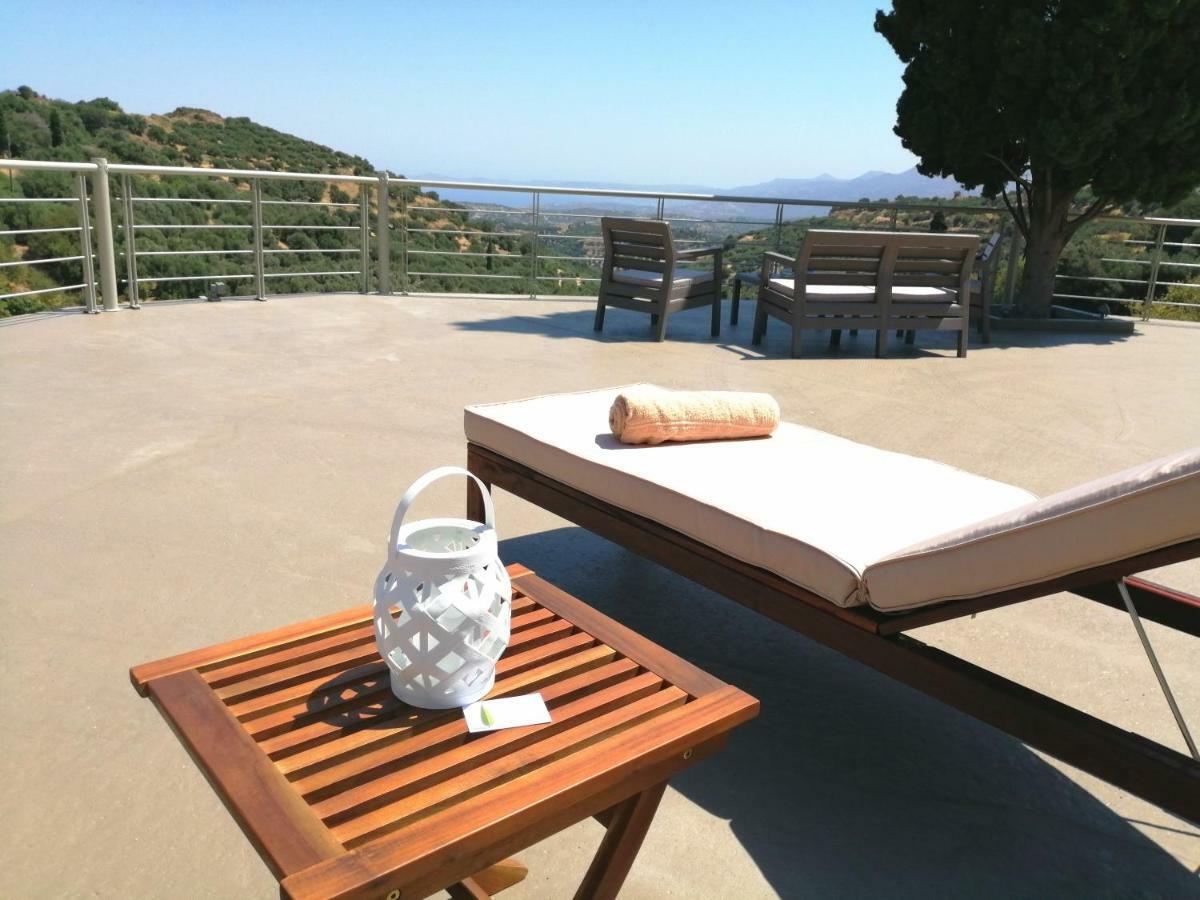 Villa Irini - Cretan Luxury Villa With Amazing View Paraspori  Zewnętrze zdjęcie