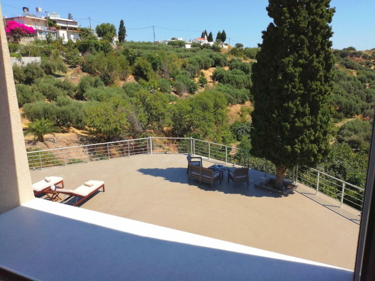 Villa Irini - Cretan Luxury Villa With Amazing View Paraspori  Zewnętrze zdjęcie