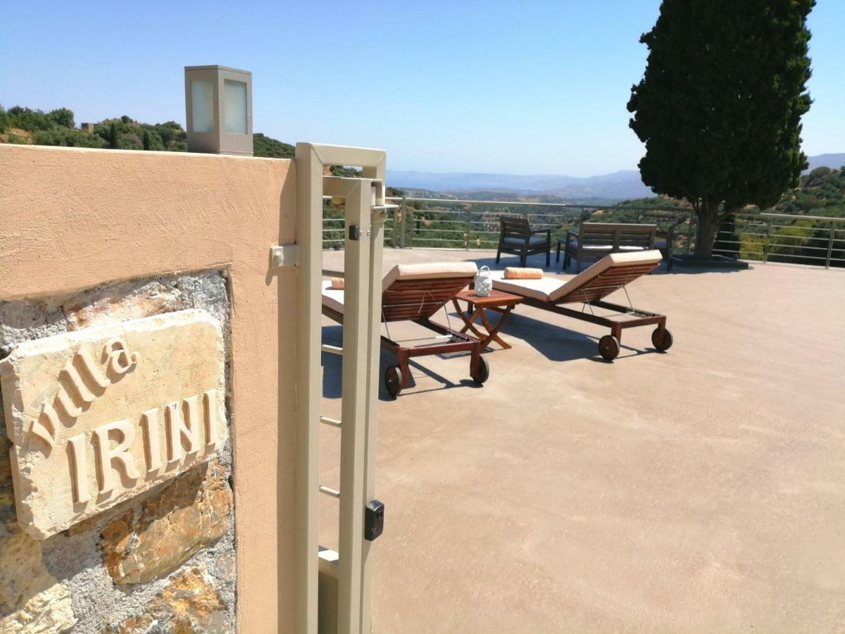 Villa Irini - Cretan Luxury Villa With Amazing View Paraspori  Zewnętrze zdjęcie