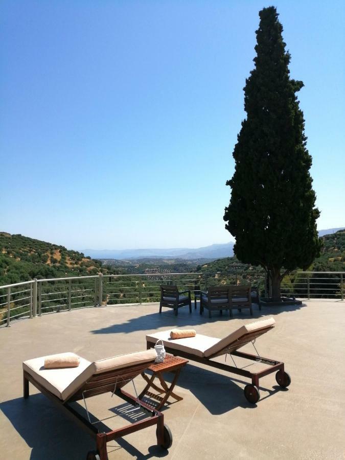Villa Irini - Cretan Luxury Villa With Amazing View Paraspori  Zewnętrze zdjęcie