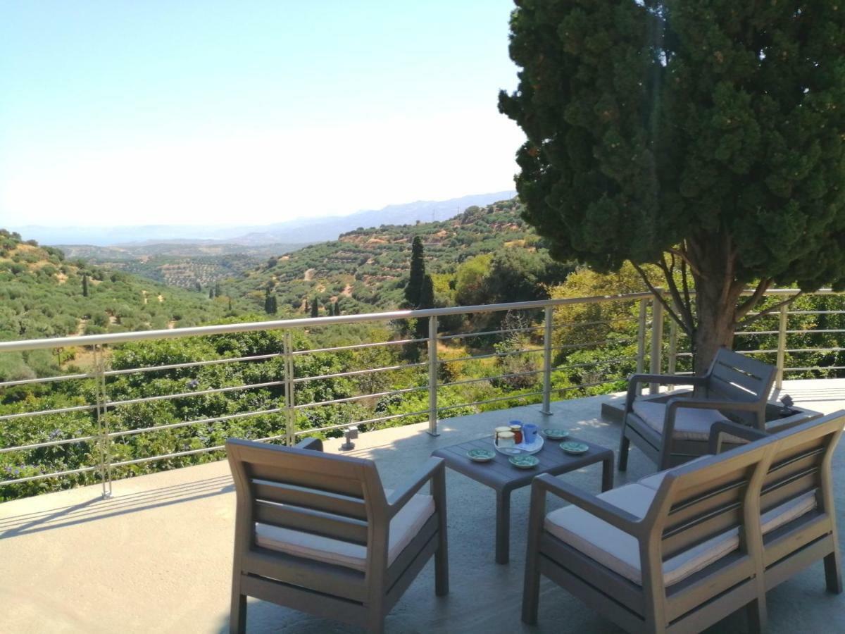 Villa Irini - Cretan Luxury Villa With Amazing View Paraspori  Zewnętrze zdjęcie