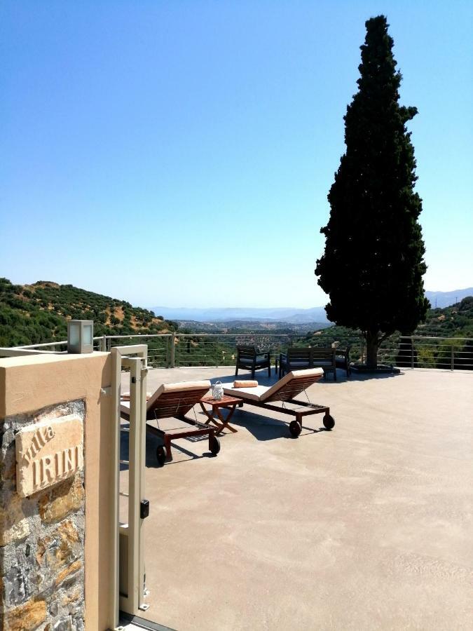 Villa Irini - Cretan Luxury Villa With Amazing View Paraspori  Zewnętrze zdjęcie